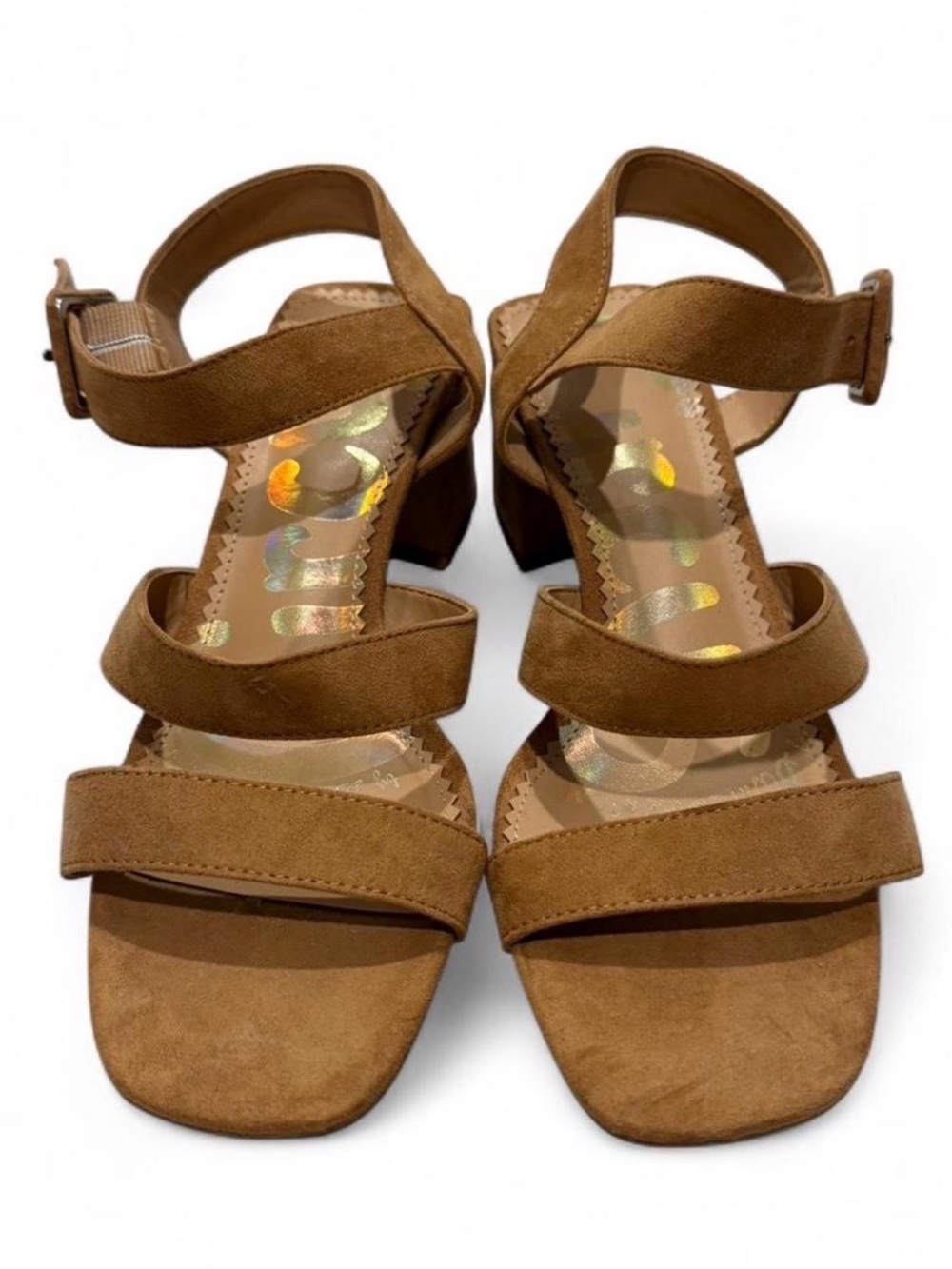 Women’s Brown Strappy Block Heel Sandals
